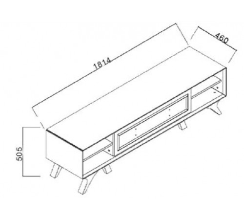 Тумба под ТВ в гостиную Алегро ALEG-15