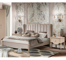 Двуспальная кровать Моника 180х200(капучино эмаль)