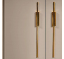 Шестистворчатый шкаф для одежды Моника (Капучино эмаль)