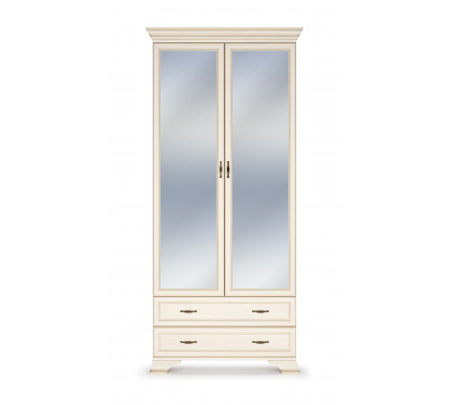 Шкаф Сиена 2-х дверных (Бодега Белый)