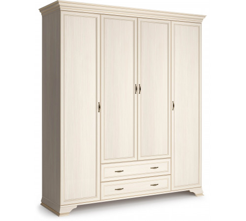 Шкаф Сиена 4-х дверных (Бодега Белый)