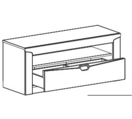 Тумба под ТВ Соренто с ящиком дуб стирлинг