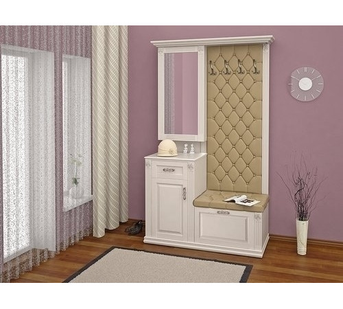 Прихожая Милан MUR-110p-03 с зеркалом и тумбой