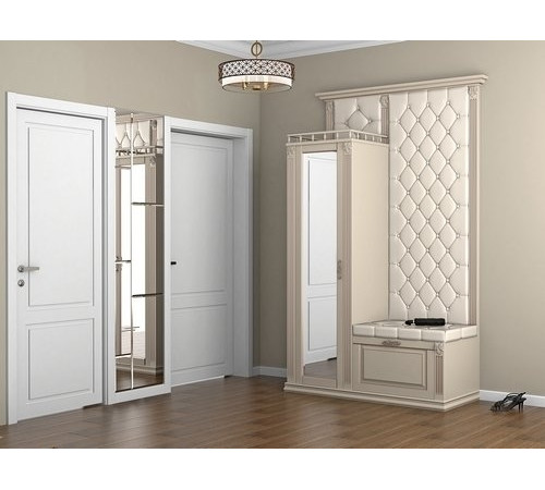 Прихожая Милан-Прованс MUR-110p-04 с зеркалом и шкафом