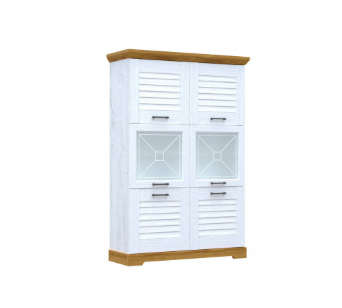 Двухстворчатый шкаф-витрина для посуды ГК-2 (СА/ОРН) Кантри Двухстворчатый шкаф-витрина для посуды ГК-2 (СА/ОРН) Кантри