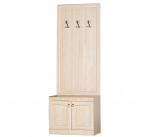 Тубма с вешалкой для прихожей Инна 620 светлая